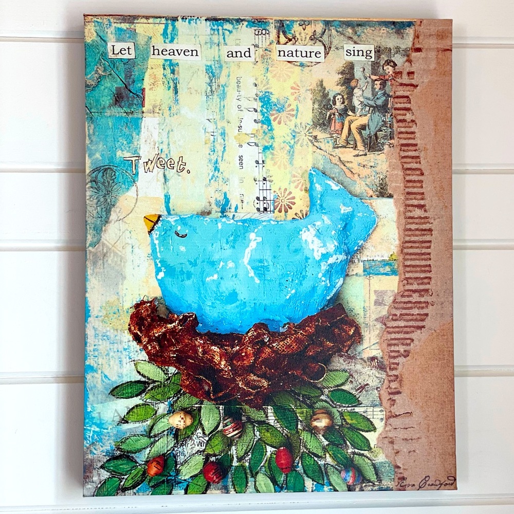 Heaven Collage Canvas Print